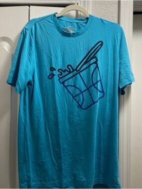 Under Armour Teal Blue Short Sleeve Graphic Tee
